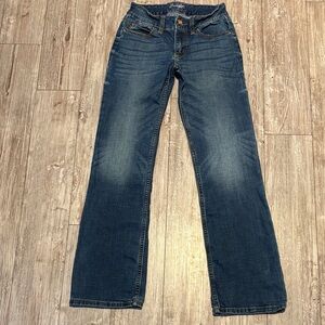 Wrangler Dark Blue Straight Leg Jeans